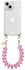AVY Apple iPhone 15 Hoesje Met Koord 30CM Cupid Clear Pink