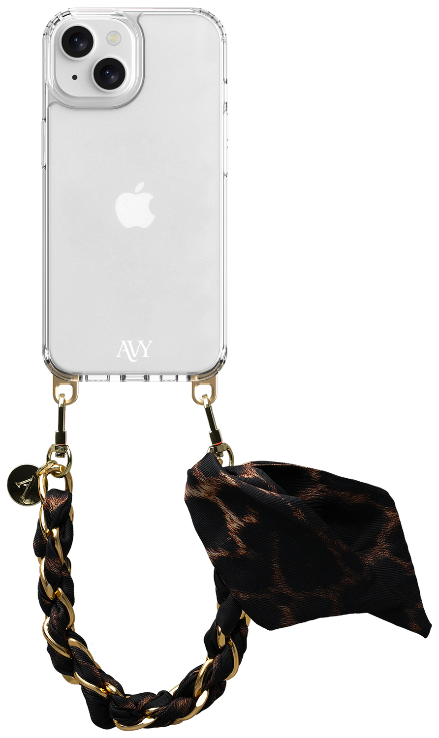 AVY Apple iPhone 15 Hoesje Met Koord 32CM Panthera Chic afbeelding 1