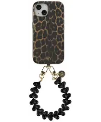 AVY Apple iPhone 15 MagSafe Hoesje met Koord 30CM Panther Hearts afbeelding