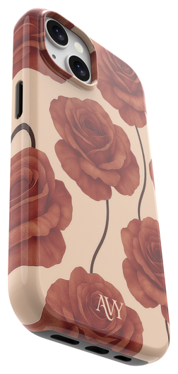 AVY Apple iPhone 15 MagSafe Hoesje met Koord 130CM Botanique Roses afbeelding 14