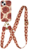 AVY Apple iPhone 15 MagSafe Hoesje met Koord 130CM Botanique Roses
