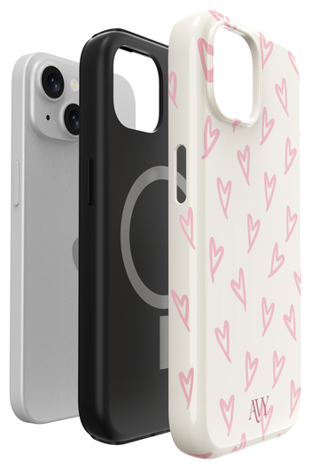 AVY Apple iPhone 15 MagSafe Hoesje met Koord 130CM Cupid Blush afbeelding 15