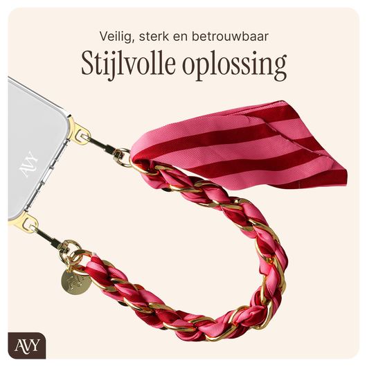 AVY Apple iPhone 15 MagSafe Hoesje met Koord 32CM Linea Sol afbeelding 10