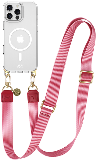 AVY Apple iPhone 15 Pro Hoesje met Koord & MagSafe 130CM Linea Sol afbeelding 1