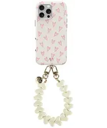 AVY Apple iPhone 15 Pro MagSafe Hoesje met Koord 30CM Lovely Hearts afbeelding