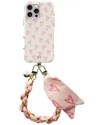 AVY Apple iPhone 15 Pro MagSafe Hoesje met Koord 32CM Cupid Blush afbeelding