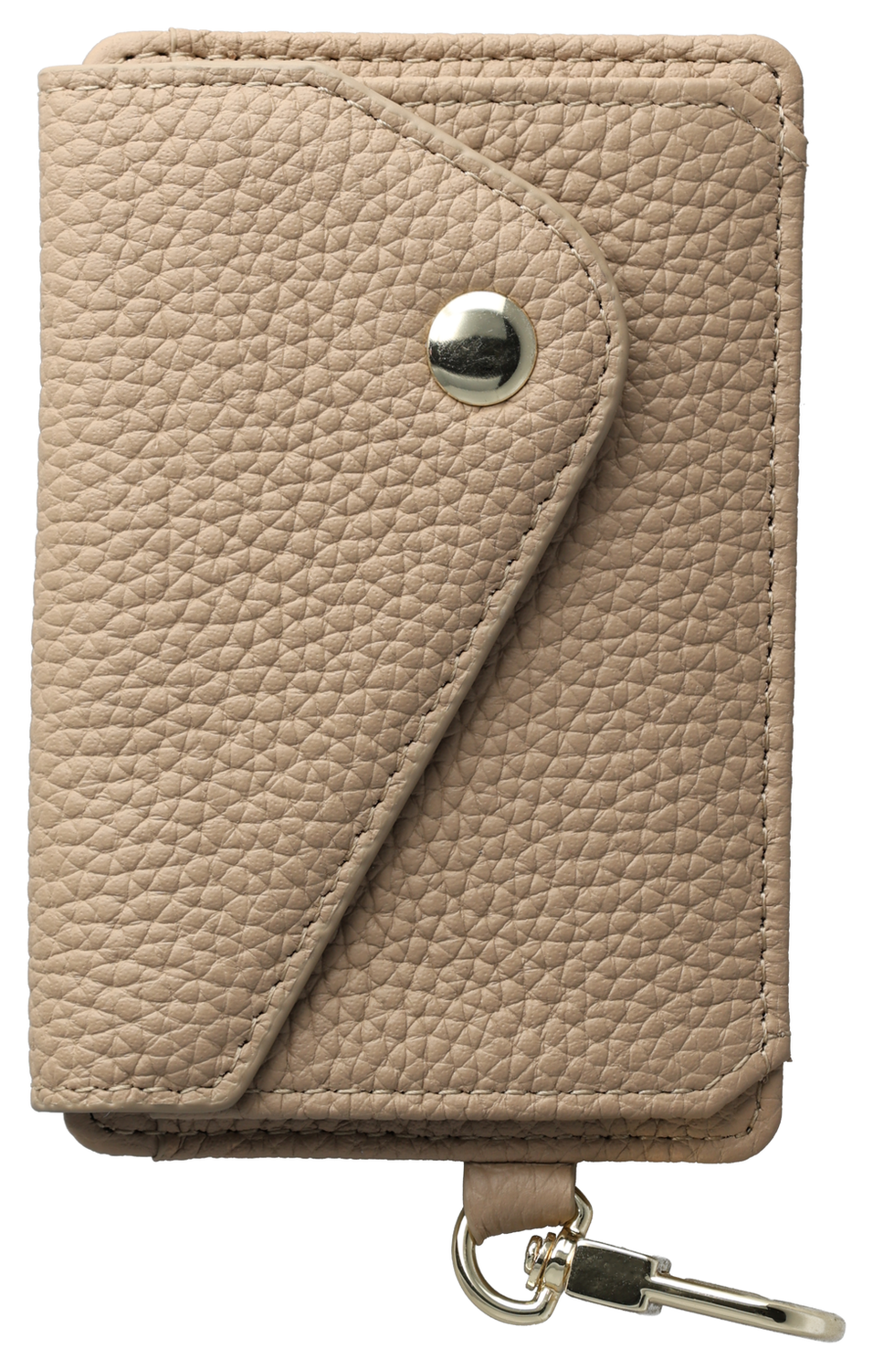 AVY Apple iPhone 15 Pro Beige Leren Hoesje met Wallet & Koord Leather and Pearls afbeelding 16