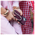 AVY Apple iPhone 15 Pro Rood Leren Hoesje met Wallet & Koord Leather and Silver afbeelding 2