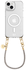 AVY Apple iPhone 13 / 14 Hoesje met Koord & MagSafe 30CM Silver Spark