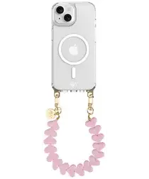 AVY Apple iPhone 13 / 14 Hoesje met Koord & MagSafe 30CM Cupid Pink afbeelding
