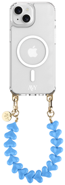 AVY Apple iPhone 13 / 14 Hoesje met Koord & MagSafe 30CM Cupid Blue