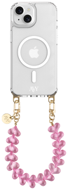 AVY Apple iPhone 13 / 14 Hoesje met Koord & MagSafe 30CM Cupid Clear Pink