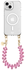 AVY Apple iPhone 13 / 14 Hoesje met Koord & MagSafe 30CM Cupid Clear Pink