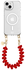 AVY Apple iPhone 13 / 14 Hoesje met Koord & MagSafe 30CM Cupid Clear Red