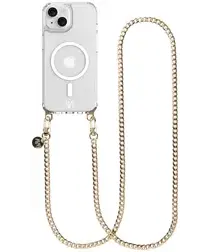 AVY Apple iPhone 13 / 14 Hoesje met Koord & MagSafe 120CM Aurum Lien Long afbeelding