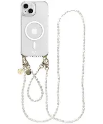 AVY Apple iPhone 13 / 14 Hoesje met Koord & MagSafe Set Perla Chic afbeelding
