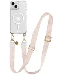 AVY Apple iPhone 13 / 14 Hoesje met Koord & MagSafe 130CM Cupid Blush afbeelding