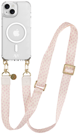 AVY Apple iPhone 13 / 14 Hoesje met Koord & MagSafe 130CM Cupid Blush