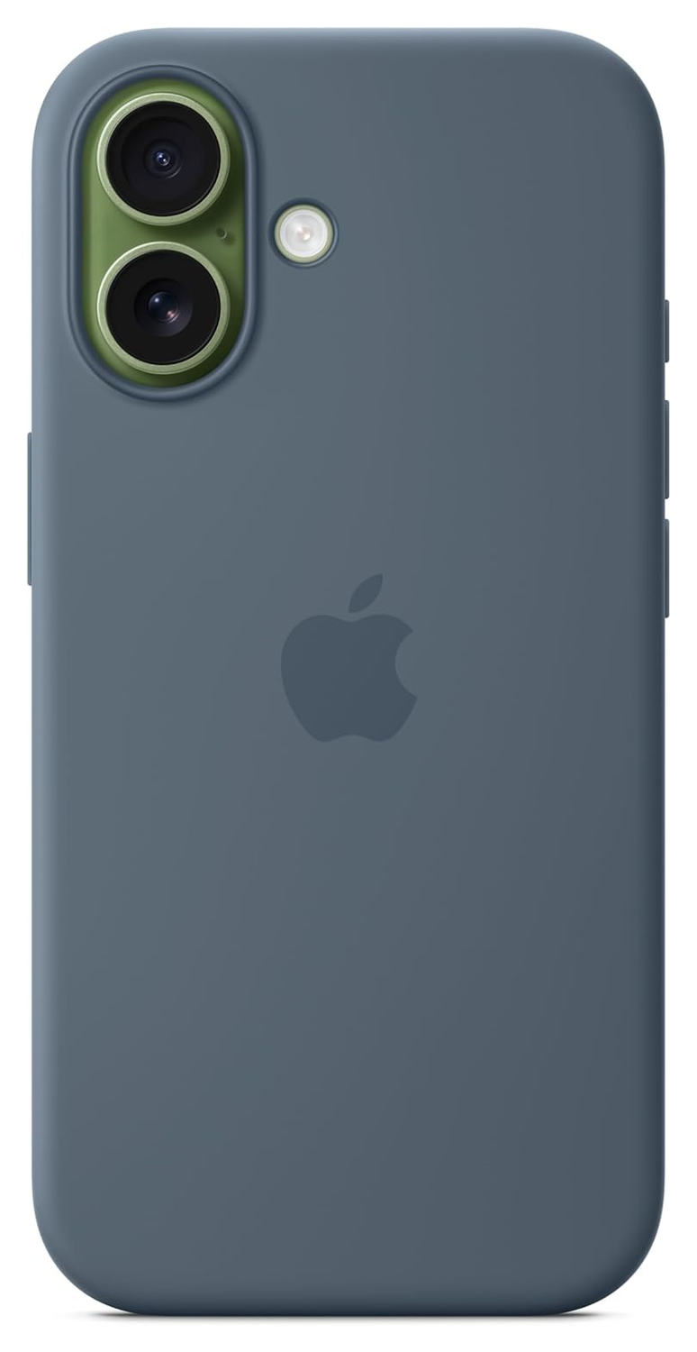 Origineel Apple iPhone 17 Hoesje MagSafe Silicone Case Blauw afbeelding 3