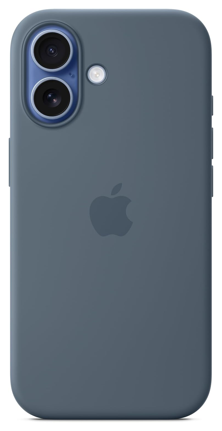 Origineel Apple iPhone 17 Hoesje MagSafe Silicone Case Blauw afbeelding 4
