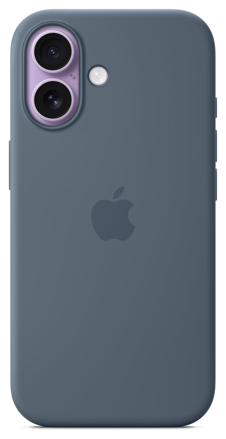 Origineel Apple iPhone 17 Hoesje MagSafe Silicone Case Blauw afbeelding 5