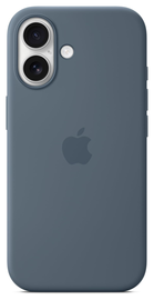 Origineel Apple iPhone 17 Hoesje MagSafe Silicone Case Blauw