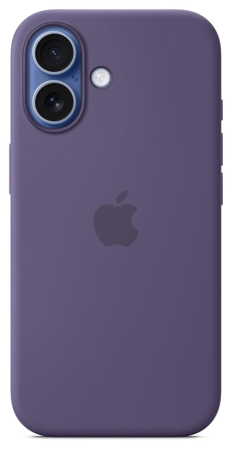 Origineel Apple iPhone 17 Hoesje MagSafe Silicone Case Paars afbeelding 3