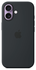 Origineel Apple iPhone 17 Hoesje MagSafe Silicone Case Zwart afbeelding 5