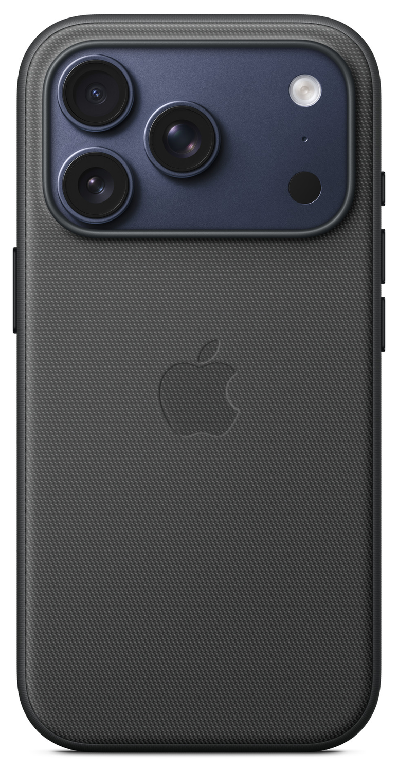 Origineel Apple iPhone 17 Pro Hoesje TechWoven Case MagSafe Back Cover Zwart afbeelding 5
