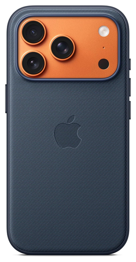 Origineel Apple iPhone 17 Pro Hoesje TechWoven Case MagSafe Back Cover Blauw afbeelding 3