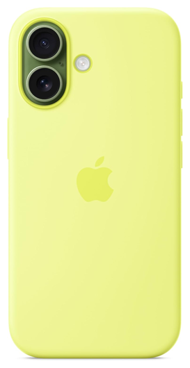 Origineel Apple iPhone 17 Hoesje MagSafe Silicone Case Geel afbeelding 5