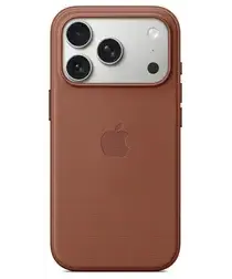 Origineel Apple iPhone 17 Pro Hoesje TechWoven Case MagSafe Back Cover Bruin afbeelding