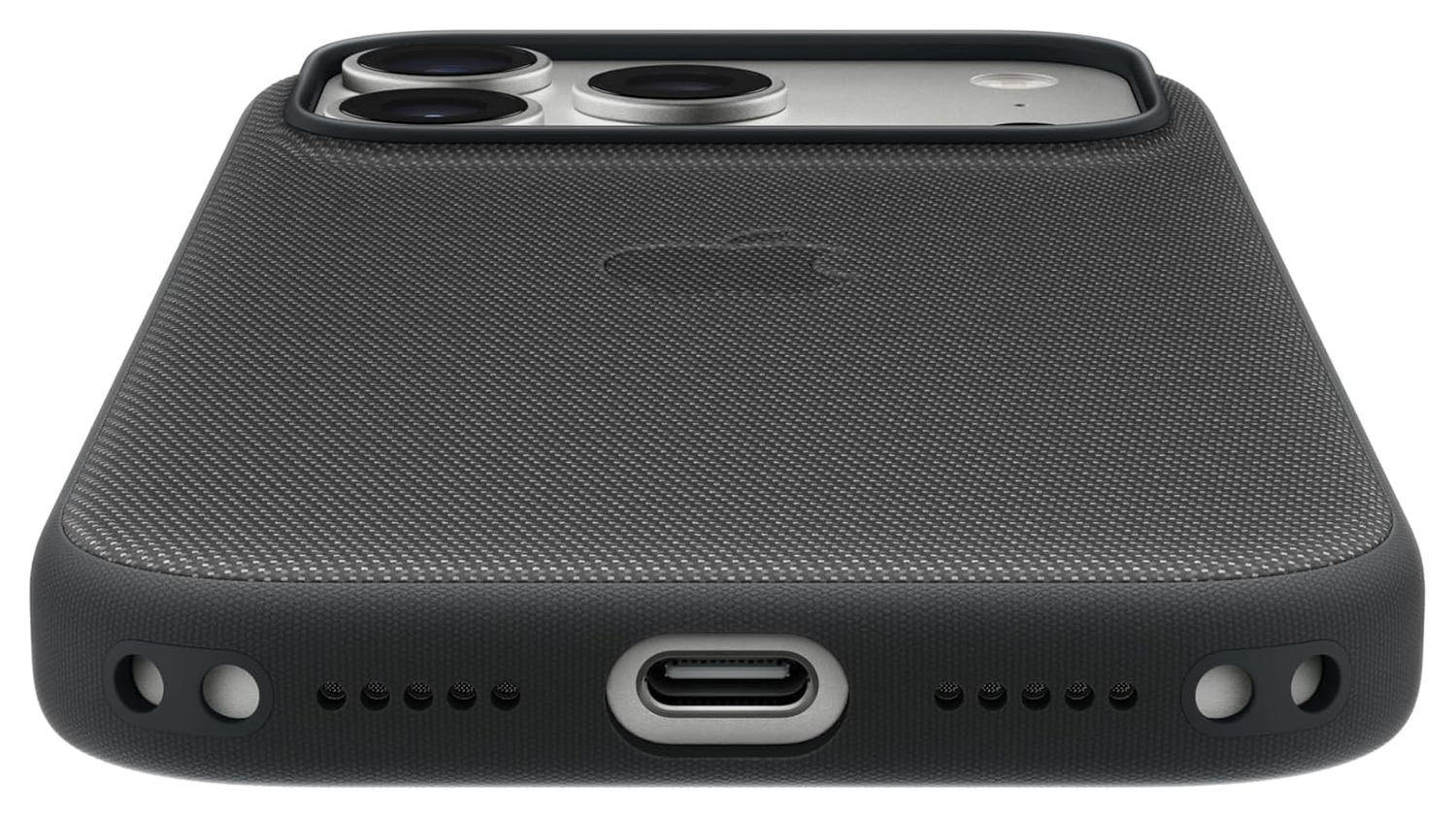 Origineel Apple iPhone 17 Pro Hoesje TechWoven Case MagSafe Back Cover Bruin afbeelding 5