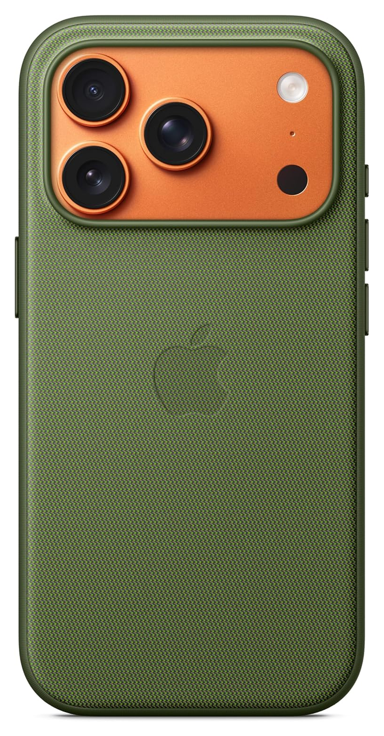 Origineel Apple iPhone 17 Pro Hoesje TechWoven Case MagSafe Back Cover Groen afbeelding 3