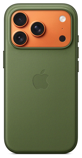 Origineel Apple iPhone 17 Pro Hoesje TechWoven Case MagSafe Back Cover Groen afbeelding 3