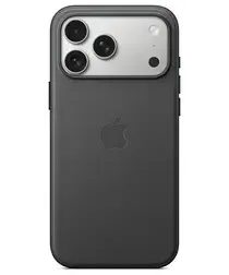 Origineel Apple iPhone 17 Pro Max Hoesje TechWoven Case MagSafe Back Cover Zwart afbeelding