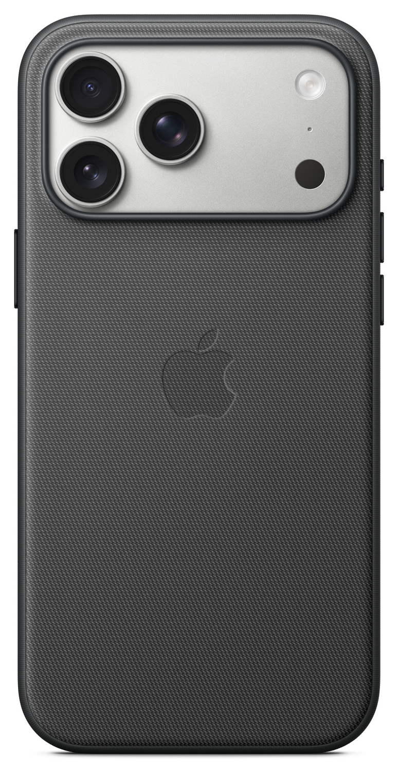 Origineel Apple iPhone 17 Pro Max Hoesje TechWoven Case MagSafe Back Cover Zwart afbeelding 1