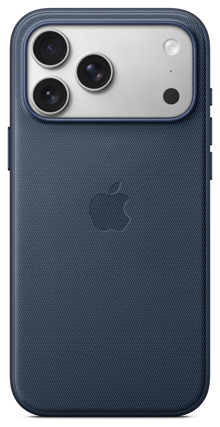 Origineel Apple iPhone 17 Pro Max Hoesje TechWoven Case MagSafe Back Cover Blauw afbeelding 2
