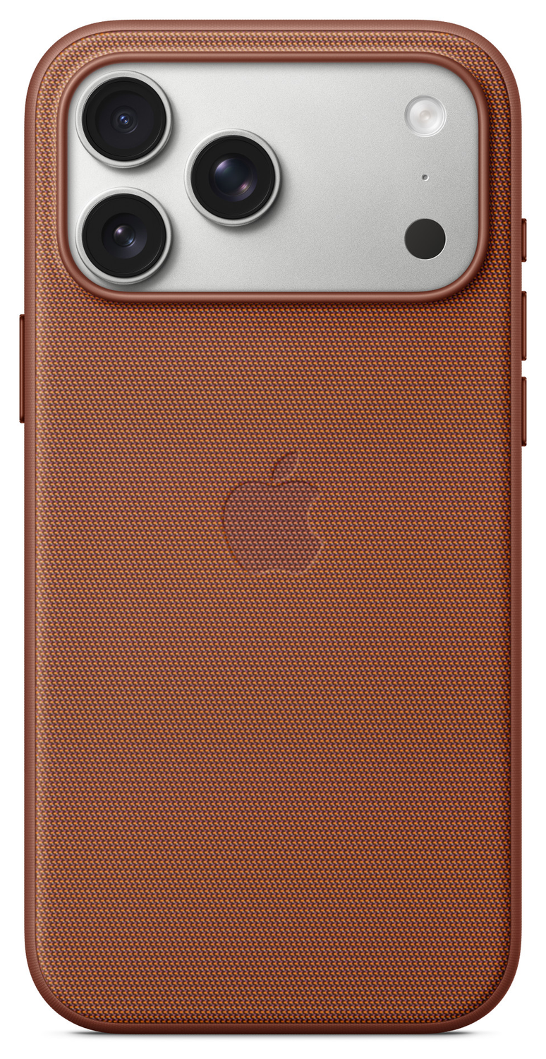 Origineel Apple iPhone 17 Pro Max Hoesje TechWoven Case MagSafe Back Cover Bruin afbeelding 1