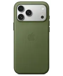 Origineel Apple iPhone 17 Pro Max Hoesje TechWoven Case MagSafe Back Cover Groen afbeelding