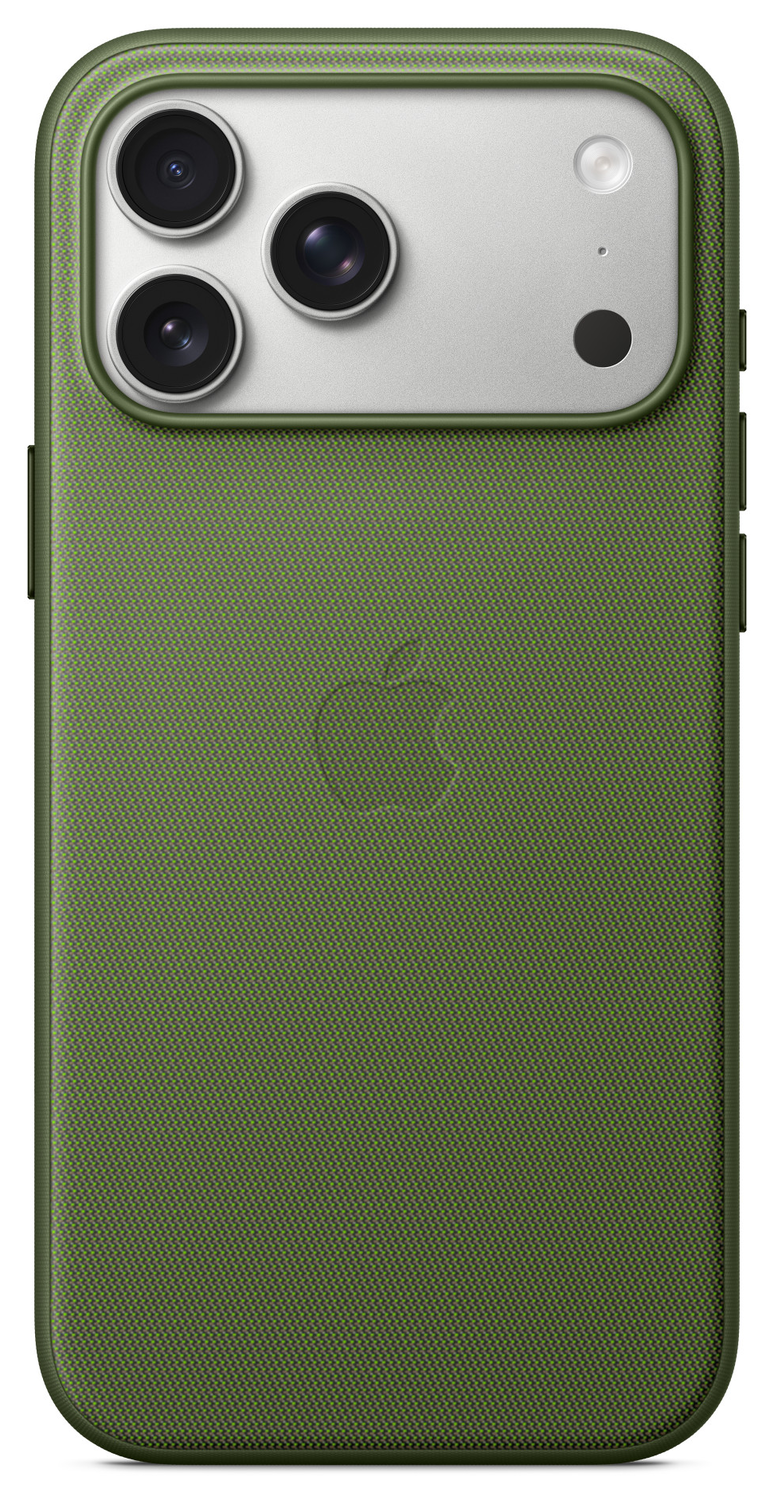 Origineel Apple iPhone 17 Pro Max Hoesje TechWoven Case MagSafe Back Cover Groen afbeelding 1