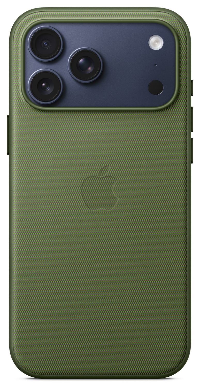Origineel Apple iPhone 17 Pro Max Hoesje TechWoven Case MagSafe Back Cover Groen afbeelding 2