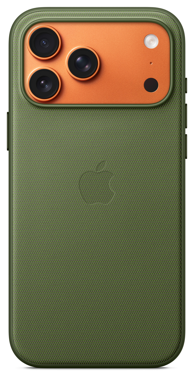Origineel Apple iPhone 17 Pro Max Hoesje TechWoven Case MagSafe Back Cover Groen afbeelding 3
