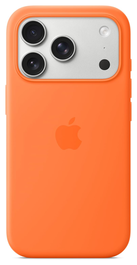 Origineel Apple iPhone 17 Pro Hoesje MagSafe Silicone Case Oranje afbeelding 2