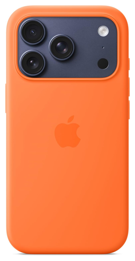 Origineel Apple iPhone 17 Pro Hoesje MagSafe Silicone Case Oranje afbeelding 3
