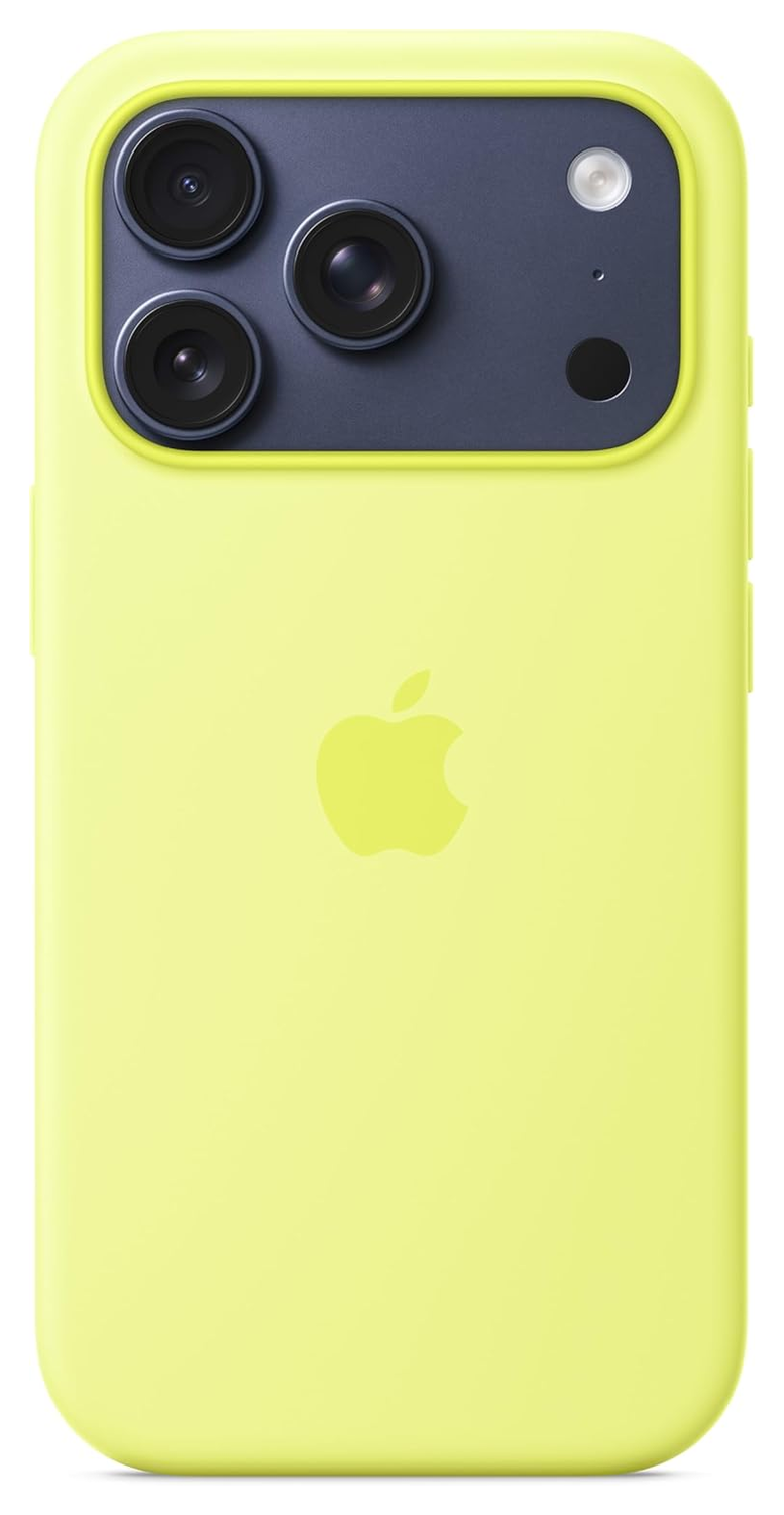 Origineel Apple iPhone 17 Pro Hoesje MagSafe Silicone Case Geel afbeelding 2
