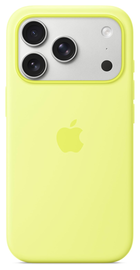 Origineel Apple iPhone 17 Pro Hoesje MagSafe Silicone Case Geel