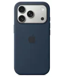Origineel Apple iPhone 17 Pro Hoesje MagSafe Silicone Case Blauw afbeelding