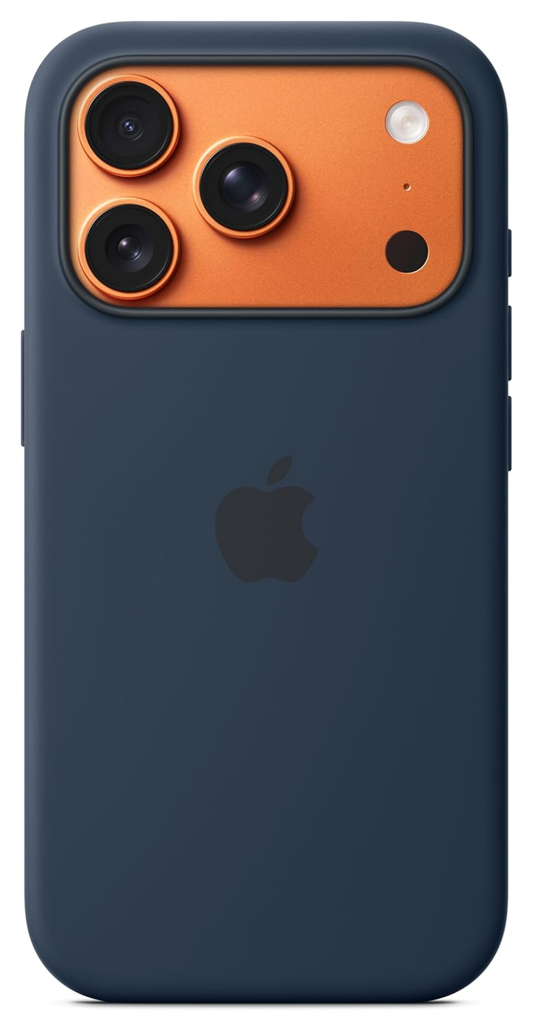 Origineel Apple iPhone 17 Pro Hoesje MagSafe Silicone Case Blauw afbeelding 3