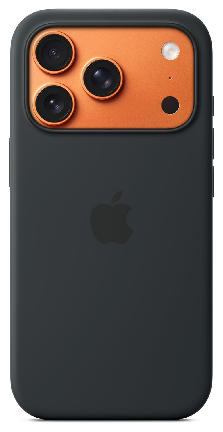 Origineel Apple iPhone 17 Pro Hoesje MagSafe Silicone Case Zwart afbeelding 3